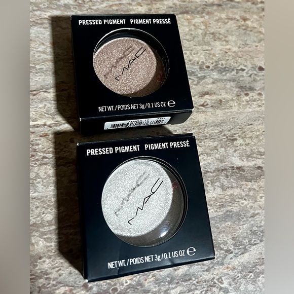 MAC Cosmetics HTF Pressed Pigment Eyeshadow Duo — Blonde Streak & Angelic - Picture 6 of 16